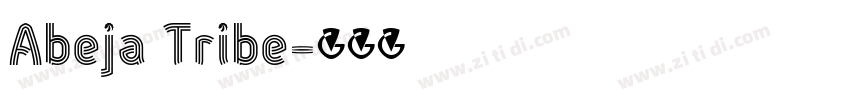 Abeja Tribe字体转换
